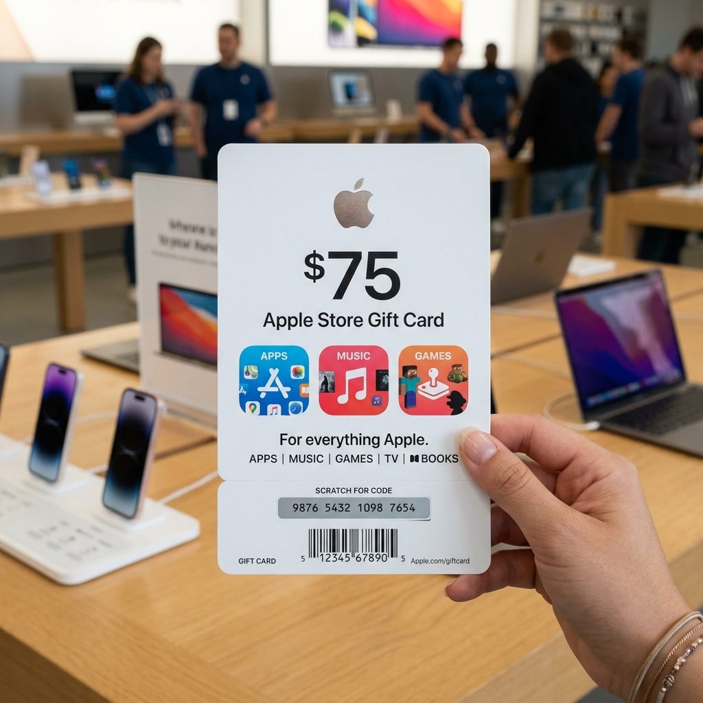 Apple Store Gift Card $75